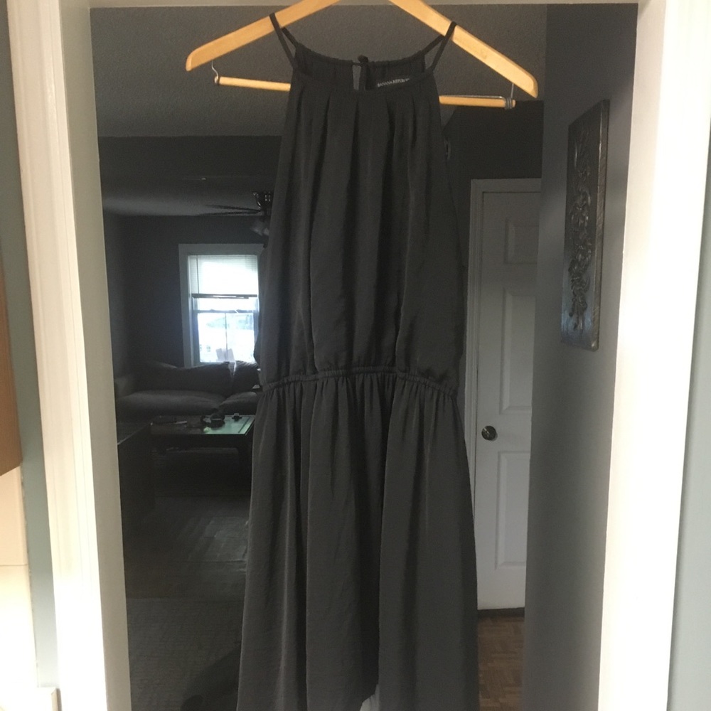 High low color block dress